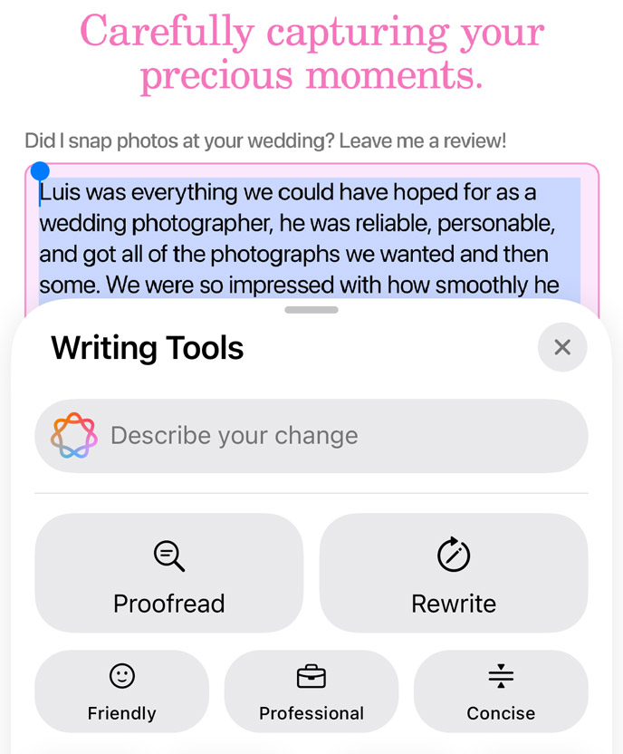 Writing Tools